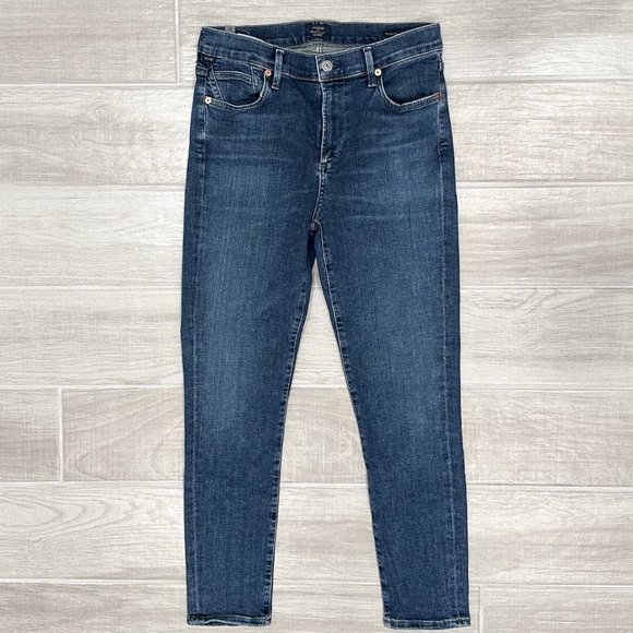 Citizens of Humanity Rocket Crop Mid-Rise Skinny Jeans in Alto Cropped Size 28 - Picture 3 of 15